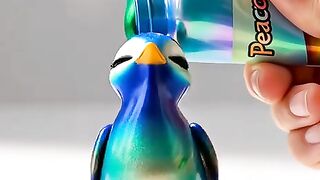🦚 A Beautiful Peacock Came Out of a Paint Tube?! 😱✨