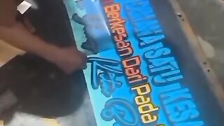 Cuting sticker