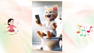 Gatinho com celular rindo A risada mais fofa da internet!
