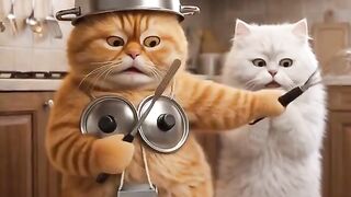 funny cat dance 2