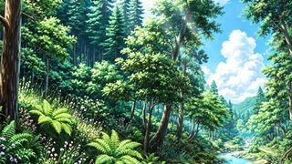 Finding Peace in This Magical Anime Forest 🌲💧