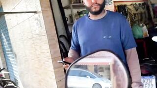 MOTO  PARA NO SINAL  E MORRE