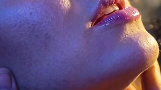Menggairahkan bibir ya