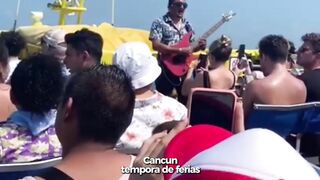 passeio de barco cancun mexico