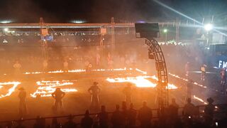 Festa de piao Rodeio muntaria em touro
