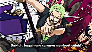 Zoro failed to look cool 😂