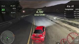 Un poco de drift en Underground 2 - NFS Undeground 2 mod UG2 Net 2