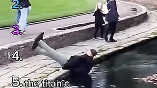 Ranking the funniest slippery moments 😂💀 (bro vs tile deserves a Superbowl)