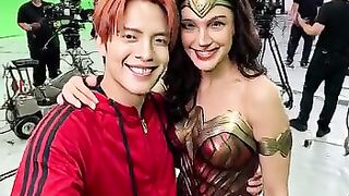 Behind the Scenes: Meeting Wonder Woman on Set! ⚡️