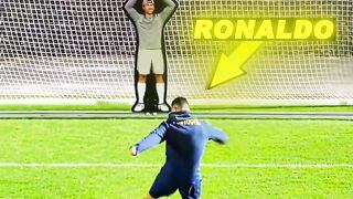 Ronaldo vs Robot penalty challenge 🔥⚽