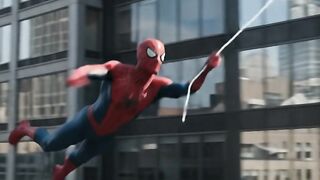 Spider-Man Style Web Swinging Through Skyscrapers | Realistic Superhero Action