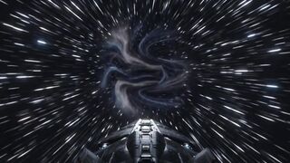 Entering a Wormhole Near Saturn and Reaching a Black Hole