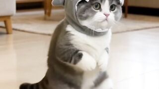 The Cutest Little Shark Cat Ever! 🦈🐱