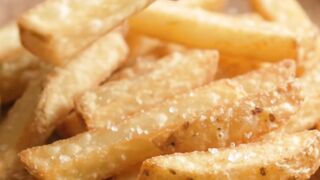 Crispy Fries, Stretchy Cheese & Juicy Watermelon | Satisfying Food ASMR