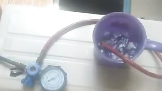 Proses kurang Freon AC