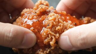 Crispy Chicken & Fluffy Pancakes ASMR | Satisfying Food Sounds