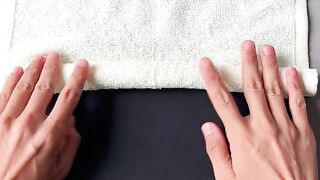 DIY a super cute bear for you kid with just a square towel