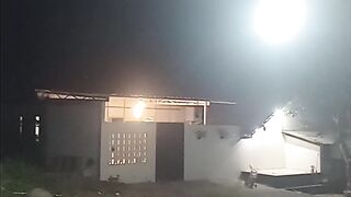 evening atmosphere in rural Indonesia