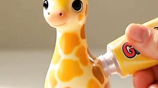 “A Mini Giraffe Came Out of a Bottle?! 😱🦒✨”