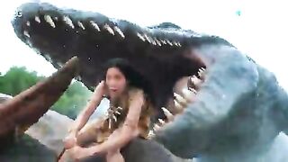 Trapped in the muddy mangroves, Arinda May is cornered by a vicious giant boar!