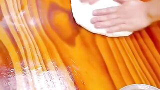 The process of making sauce-flavored cakes