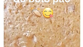 Resultado do Bolo pão!😋