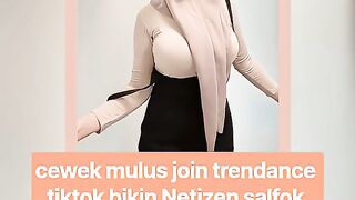 Beautyful girl join trend