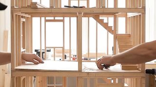 Miniature Dollhouse Transformation Timelapse