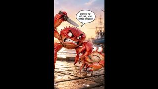 Funny Crab Fight Gets Out of Control 😂🦀