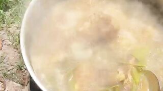 This is a specialty dish from South Sulawesi. This is *konro*, made from beef or buffalo meat.