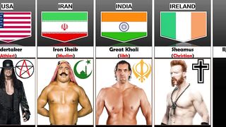 WWE Super Stars and Their Religion From Different Countries
