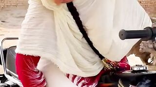 Village Girl bike Rider #alizaseharvlogs