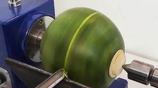 Correct way to peel watermelon????????????????