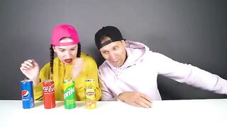 Mukbang GIANT Jello Shooter race 틱톡 챌린지 먹방 TikTok Superhero Challenge by HUBABOY