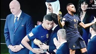 Golden boot winner Kylian Mbappe 2022