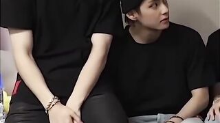 Jk puts his leg on tae love show