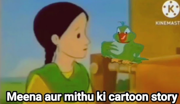 Cartoon story meena and mithu