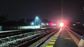 FULL SPEED TRAIN AT NIGHT