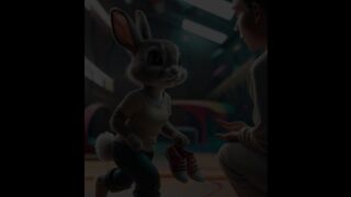A bunny joins the olympic