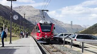 Taking the train in Switzerland