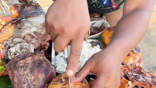Delicious super jumbo sotong mukbang