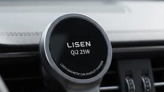 LISEN Qi2 25W Magnetic Car Charger | Fast & Convenient Charging