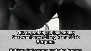 Titik terendahnya laki-laki...