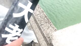 野生水域 #拍到了绿宝石一样的水 #就问你敢不敢下水 #钓鱼界的扛把子 #发现水之美