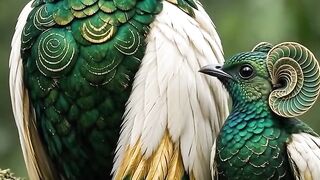 A beautiful bird singing. 2