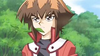 Franz summons Winged Dragon Ra to battle Yuki Judai in the Yu-Gi-Oh! GX anime