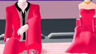Sakura School SimulatorRed Dress Romantic Date Funny Twist! 😂 | Sakura School Simulator Mini Story#SakuraSchoolSimulato