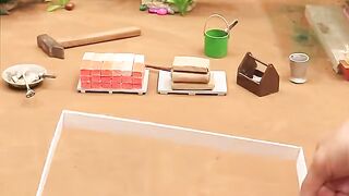 Miniatur halte bus