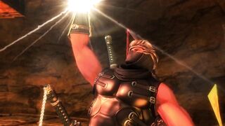 Ninja Gaiden matando o dragon de fogo