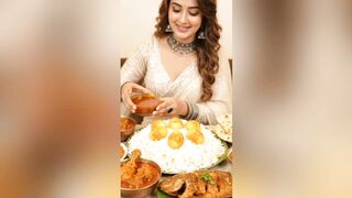 ​Royal Egg Rice, Fish Fry & Chicken Curry Eating Show! 🍛🔥